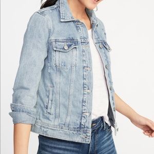 Old Navy Distressed Denim Jacket